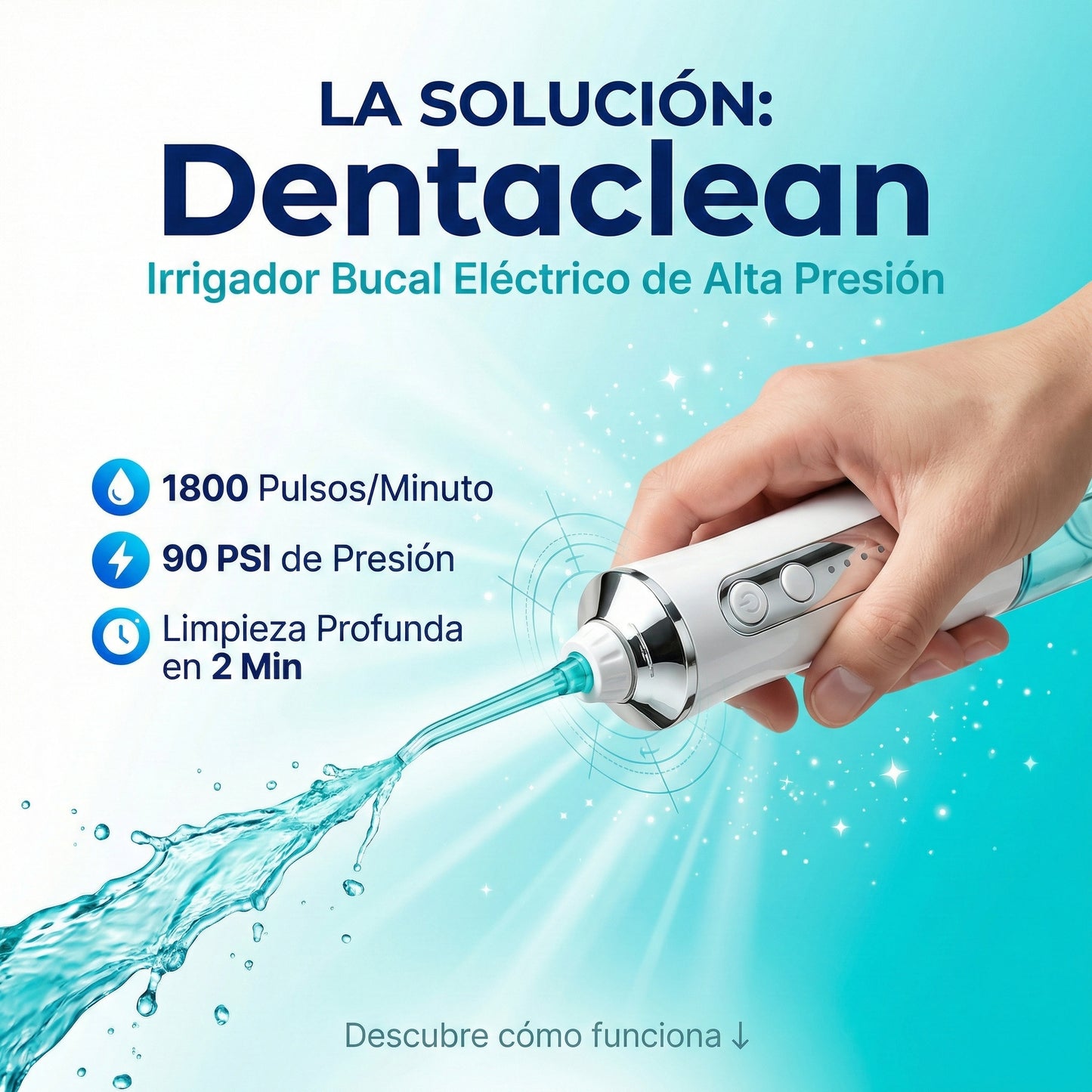 DENTACLEAN Irrigador Bucal Eléctrico