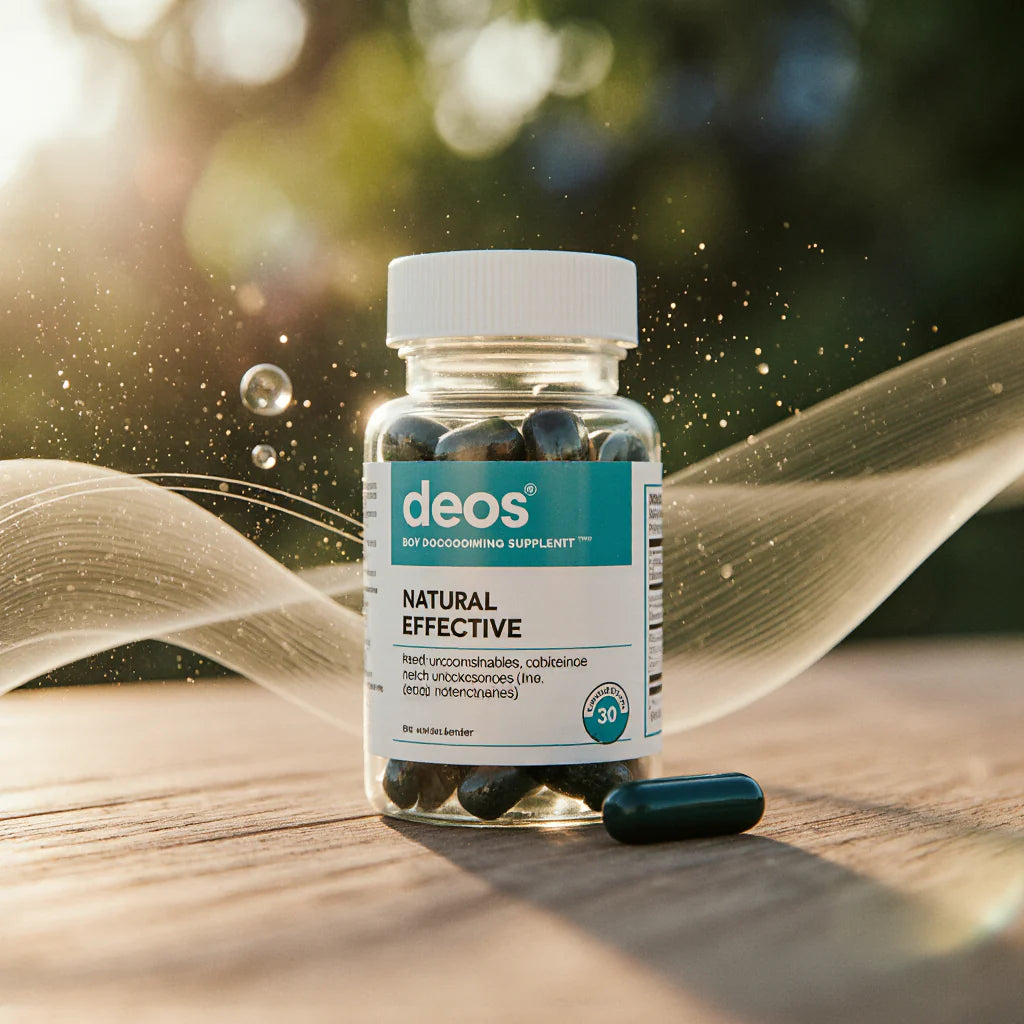 DEOS | Desodorante Corporal Interno Natural 30 Caps - 50% DESCUENTO
